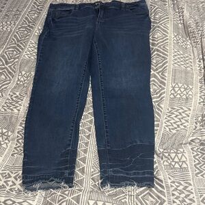 Style & Co. Dark Blue Ankle Jeans